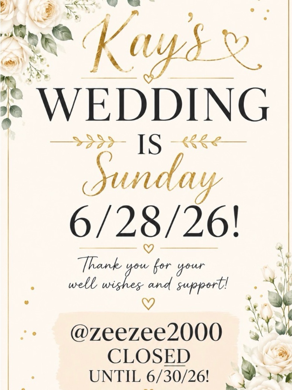Wedding Announcement - My Daughter is Getting Married